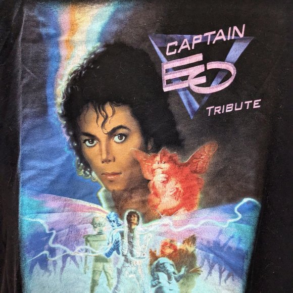 Vintage Captain EO tribute Official Disneyland Shirt - Picture 2 of 8